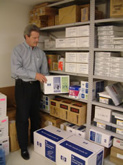 Create your own on-site laser printer inventory supply